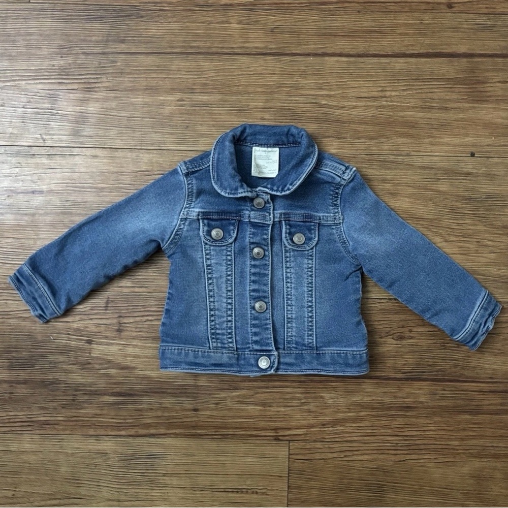 First Impressions Blue Denim Jacket - Classic Button Front